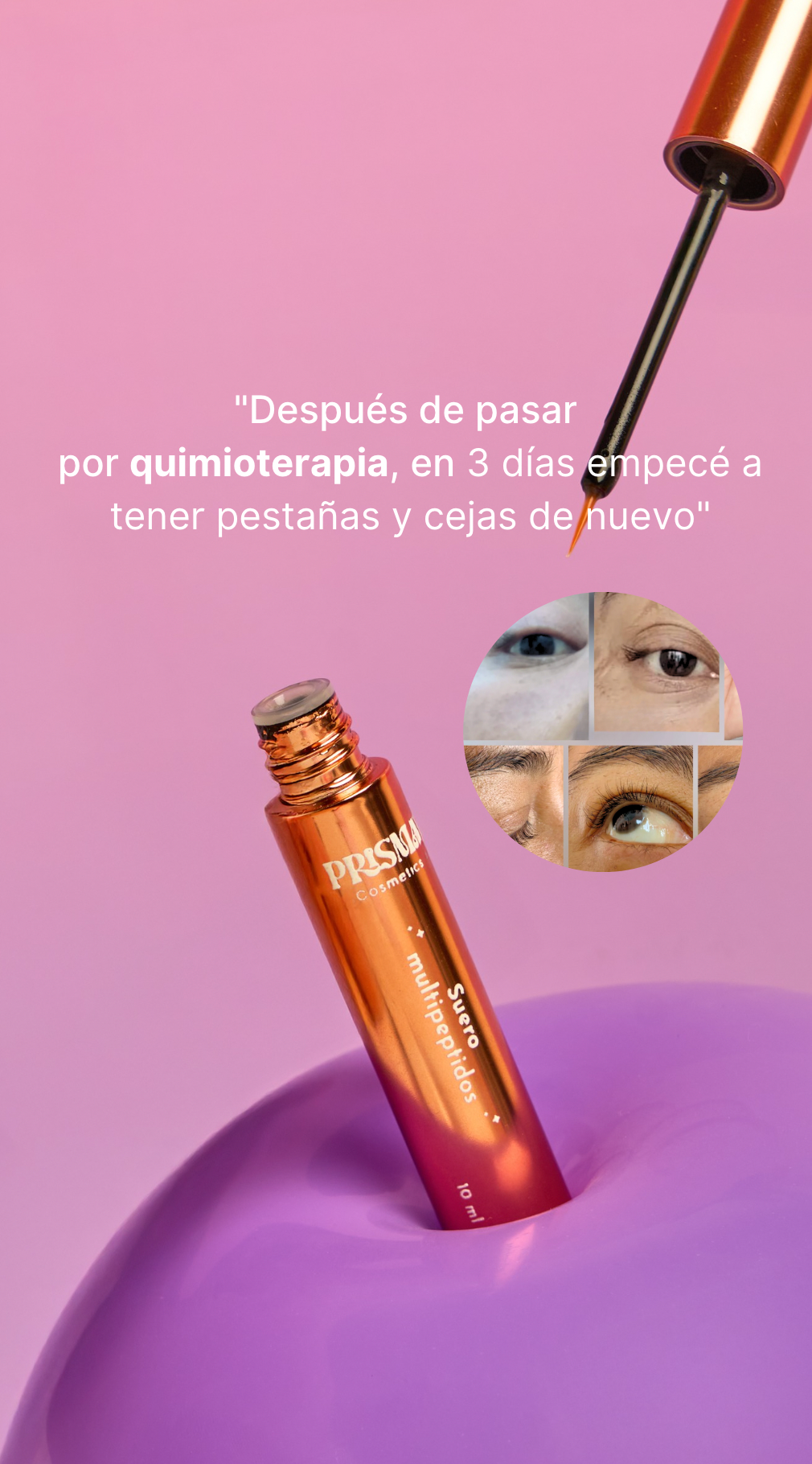 Serum Alargador de Pestañas y Cejas con Activos Naturales